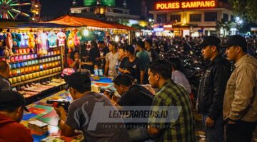 Jelang Lebaran Alun-Alun Sampang Disorot Warganet, Adanya Dugaan Arena Judi Dalam Hiburan Rakyat
