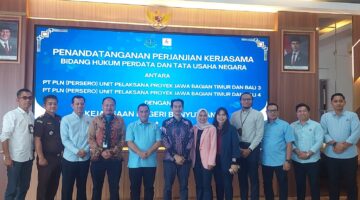 Perkuat Sinergisitas Aspek Legalitas, PLN Gandeng Kejari Banyuwangi Kawal Pembangunan Infrastruktur Kelistrikan Jatim-Bali