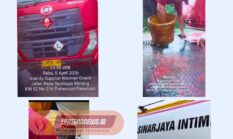 Oknum Sopir Tangki Pengangkut BBM Subsidi Telah Kencing Pinggir Jalan