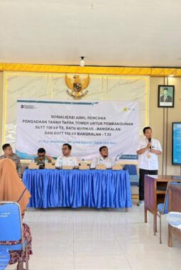 Sambut Momentum Idul Adha, PLN UIP JBTB Gencarkan Sosialisasi Awal Pembangunan SUTT 150 kV Batu Marmar – Bangkalan demi Perkuat Keandalan Listrik Madura