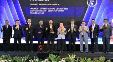 Dua Penghargaan TOP GRC Awards 2026 Kembali Diraih, Tegaskan Komitmen PLN Icon Plus pada Tata Kelola